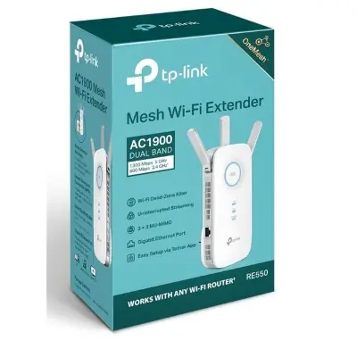 TP-LINK RE550 AC1900 KABLOSUZ MENZIL GENISLETICI 