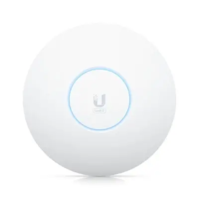 UBNT U6-ENTERPRISE 2.4/5GHZ WIFI6 4X4 MU-MIMO 10.2GBPS İÇ ORTAM TAVAN TİPİ ACCESS POINT(ADAPTÖRSÜZ)  