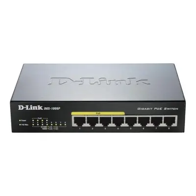 D-LINK DGS-1008P 8X10/100/1000 4 PORT POE 56W SWITCH 