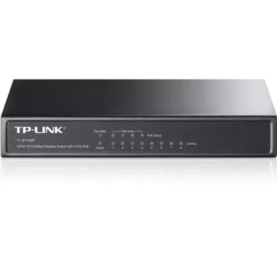 TP-LINK TL-SF1008P 8 PORT 10/100 4 POE SWITCH  