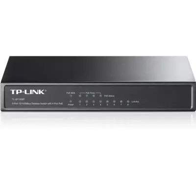 TP-LINK TL-SF1008P 8 PORT 10/100 4 POE SWITCH 