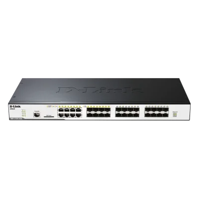 D-LINK DGS-3120-24TC 24 PORT GIGABIT + 4X1GB SFP/BAKIR COMBO L3 SWITCH