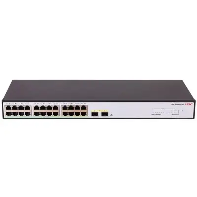 H3C AOLYNK S1600V2-26S 24 PORT GIGABIT + 2XGB SFP UPLINK YÖNETİLEBİLİR RACKMOUNT SWITCH 