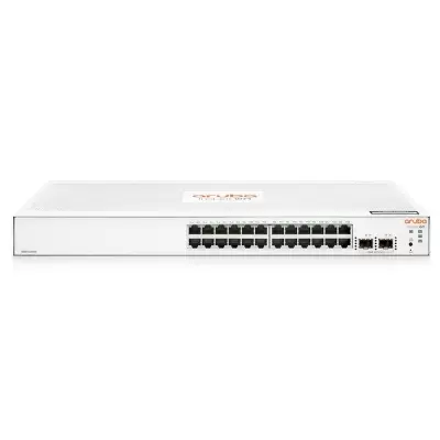 HPE JL812A 24 PORT GIGABIT + 2X1GB SFP UPLINK YÖNETİLEBİLİR RACKMOUNT SWITCH  