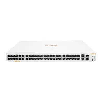 HPE ARUBA ION JL808A 48 PORT GIGABIT + 2X10GBSFP /2X10GB RJ45 UPLINK YÖNETİLEBİLİR RACKMOUNT SWITCH  