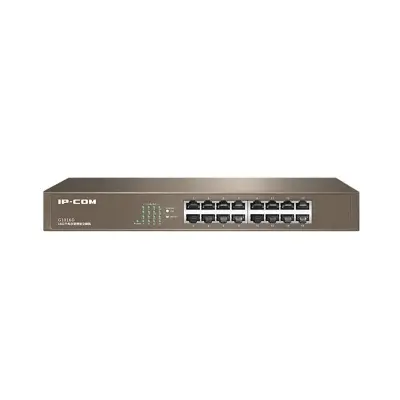 IP-COM G1016D 16 PORT GIGABIT METAL KASA RACKMOUNT SWITCH  