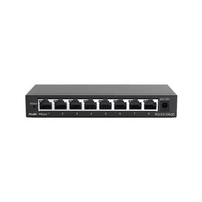 RUIJIE REYEE RG-ES108D 8 PORT 10/100 TAK CALISTIR METAL KASA SWITCH 