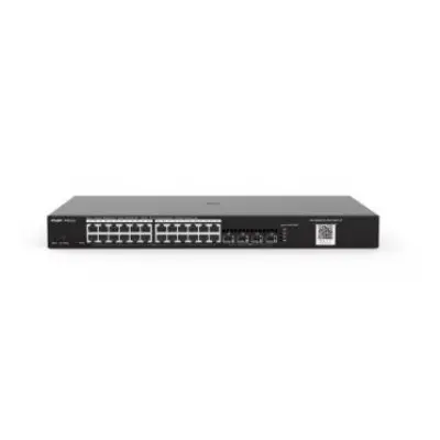 RUIJIE REYEE RG-NBS3100-24GT4SFP 24 PORT GIGABIT + 4X1GB SFP YÖNETİLEBİLİR RACKMOUNT SWITCH 