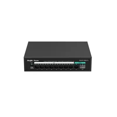 RUIJIE REYEE RG-ES110GS-P-L 8 PORT GIGABIT + 1XRJ45/1XSFP UPLINK 120W POE SWITCH 