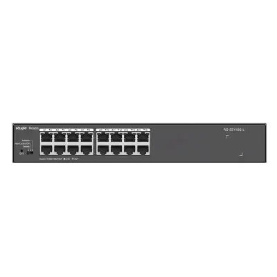 RUIJIE REYEE RG-ES116G-L 16 PORT GIGABIT METAL KASA RACKMOUNT SWITCH 