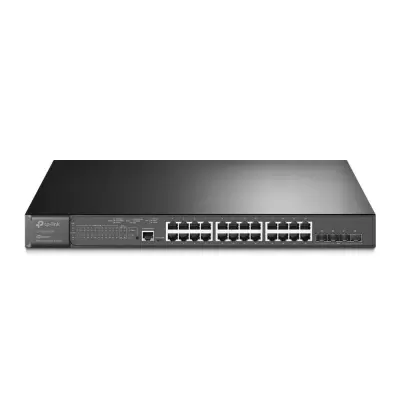 TP-LINK OMADA TL-SG3428XMP 24 PORT GIGABIT + 4X10GB SFP UPLINK YÖNETİLEBİLİR 384W POE RACKMOUNT SWITCH  