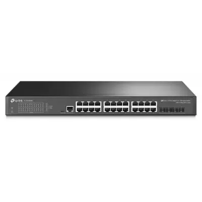 TP-LINK OMADA TL-SG3428X 24 PORT GIGABIT+4X10GIGABIT SFP+ UPLINK L2+ YÖNETİLEBİLİR RACKMOUNT SWITCH  