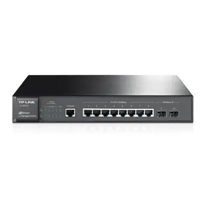 TP-LINK OMADA TL-SG3210 8 PORT GIGABIT+2XGIGABIT SFP UPLINK L2+ YÖNETİLEBİLİR RACKMOUNT SWITCH  