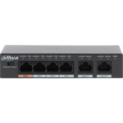 DAHUA PFS3006-4ET-60 4PORT 10/100 60W POE SWITCH 