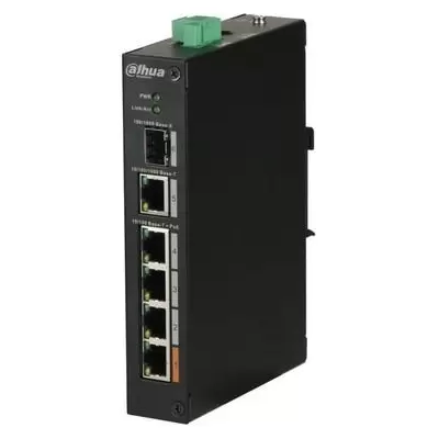 DAHUA PFS3106-4ET-60 4 PORT POE 60W ENDUSTRIYEL SWITCH  