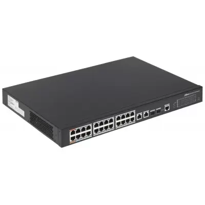 DAHUA PFS3226-24ET-240 24 PORT 10/100+ 2XRJ45+ 2XGB SFP COMBO 240W POE RACKMOUNT SWITCH 