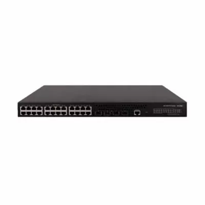 H3C 9801A1QN LS-5120V2-28P-PWR-LI-GL L2 24 PORT GIGABIT+4X1GB SFP UPLINK 1XCONSOLE PORT YÖNETİLEBİLİR 185W POE RACKMOUNT 