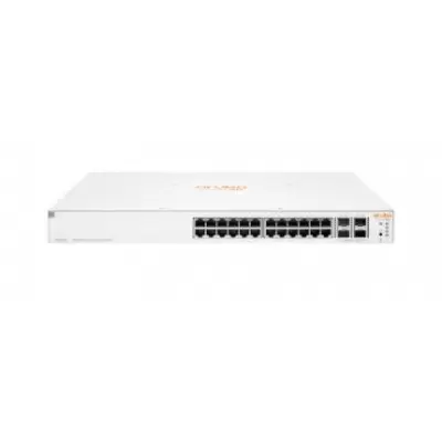 HPE ARUBA ION JL684A 1930 24 PORT GIGABIT+4X10GB SFP YÖNETİLEBİLİR L2+ RACKMOUNT 370W POE SWITCH  