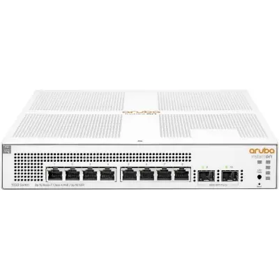 HPE ARUBA ION JL681A 8 PORT GIGABIT 4 PORT POE + 2XSFP UPLINK YÖNETİLEBİLİR 124W POE SWITCH  