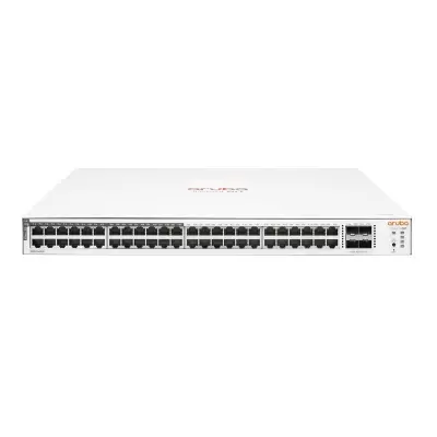 HPE ARUBA ION JL815A 48 PORT GIGABIT / 24 PORT POE + 4X1GB SFP UPLINK RACMOUNT YÖNETİLEBİLİR 370W POE RACKMOUNT 