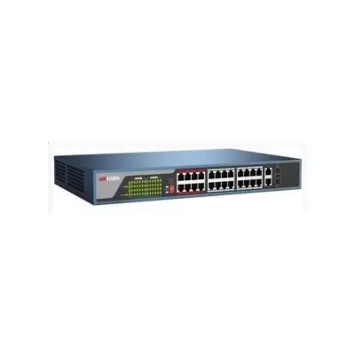 HIKVISION DS-3E0326P-E 24X10/100+COMBO 370W L2 RACKMOUNT POE SWITCH  