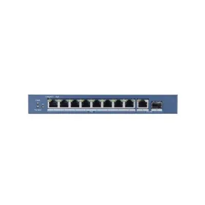 HIKVISION DS-3E0510P-E 8X100/1000+1XSFP+BAKIR 110W L2 POE SWITCH 