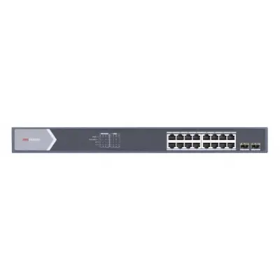 HIKVISION DS-3E0518P-E/M 16 PORT GIGABIT+2X1GB SFP UPLINK L2 RACKMOUNT 125W POE SWITCH 