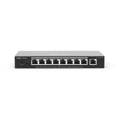 RUIJIE REYEE RG-ES209GC-P 8 PORT GIGABIT + 1 PORT GIGABIT UPLINK CLOUD YÖNETİLEBİLİR 120W POE SWITCH  