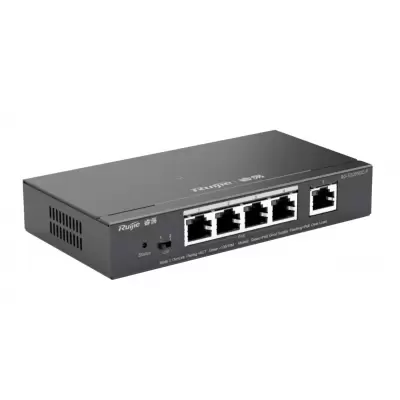 RUIJIE REYEE RG-ES205GC-P 4 PORT GIGABIT+1XGB UPLINK L2 CLOUD YÖNETİLEBİLİR 54W POE SWITCH 