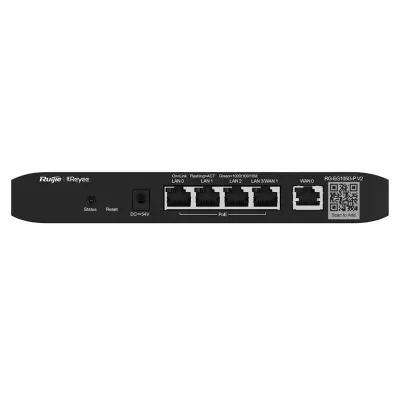 RUIJIE REYEE RG-EG105G-P-V2 5 PORT GIGABIT 600MBPS CLOUD YÖNETİLEBİLİR 54W POE ROUTER