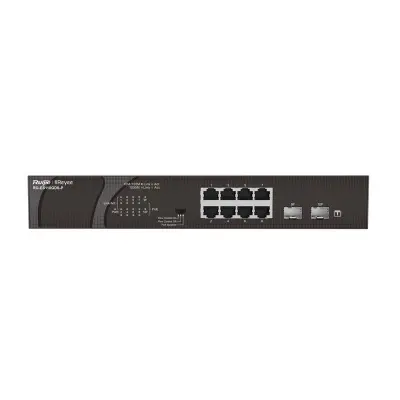 RUIJIE REYEE RG-ES110GDS-P 8 PORT GIGABIT + 2X1GB SFP UPLINK 120W POE SWITCH  