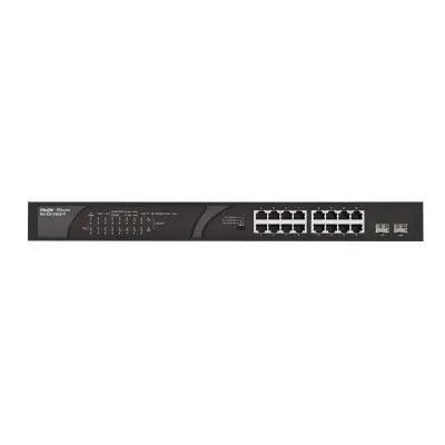 RUIJIE REYEE RG-ES118GS-P 16 PORT GIGABIT + 2X1GB SFP 247W POE RACKMOUNT SWITCH  