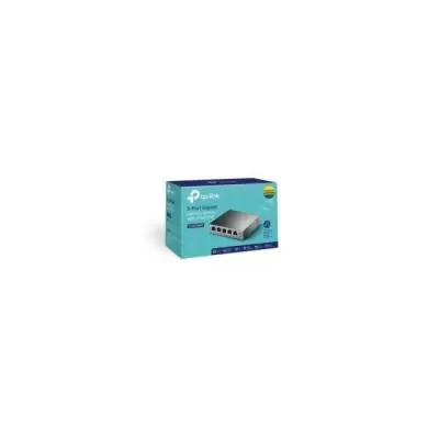 TP-LINK TL-SG1005P 4 PORT GIGABIT+1XGIGABIT RJ45 UPLINK 250 METRE POE MESAFE 65W METAL KASA SWITCH 