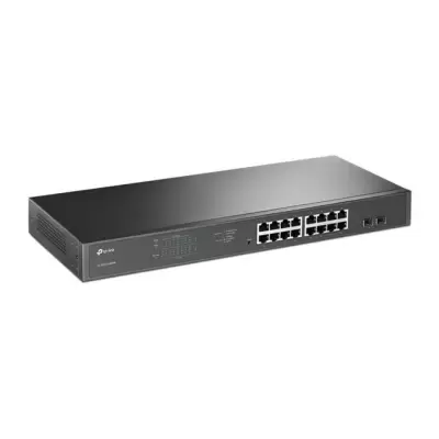 TP-LINK TL-SG1218MPE 16 PORT GIGABIT + 2XGIGABIT SFP UPLINK YÖNETİLEBİLİR 192W POE RACKMOUNT SWITCH  