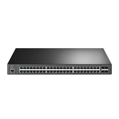 TP-LINK OMADA TL-SG3452XP 48 PORT GIGABIT + 4X10GB SFP+ 500W POE JETSTREAM YÖNETİLEBİLİR RACKMOUNT SWITCH  