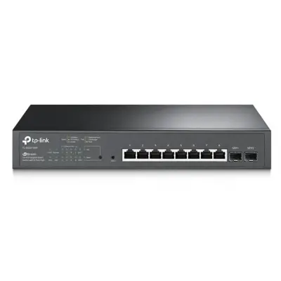 TP-LINK OMADA TL-SG2210MP 10 PORT GIGABIT 8 PORT POE+ 8XGIGABIT POE+PORTS 2XGIGABIT SFP SLOTS 150W RACKMONT SWITCH  