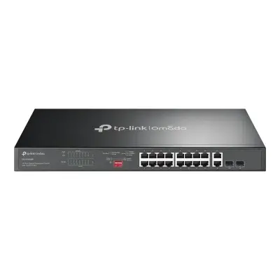 TP-LINK DS1018GMP 18 PORT GIGABIT + 16 PORT POE+ 250W YÖNETİLEMEZ RACKMOUNT SWITCH  