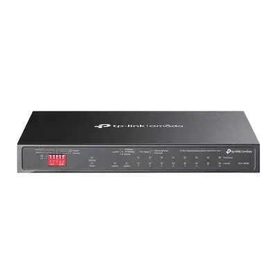 TP-LINK DS110GMP 10 PORT GIGABIT + 8 PORT POE+ 123W YÖNETİLEMEZ RACKMOUNT SWITCH  