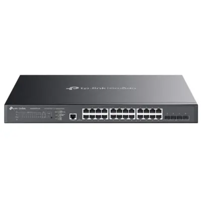 TP-LINK OMADA TL-SG3428XPP-M2 24 PORT 2.5GB 4 PORT 10GE SFP+ L2+ 500W POE YÖNETİLEBİLİR SWITCH 