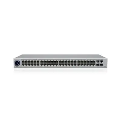 UBIQUITI USW-48-POE 48 PORT GIGABIT(32 PORT 195W POE) + 4X1GB SFP UPLINK L2 YÖNETİLEBİLİR RACKMOUNT SWITCH 