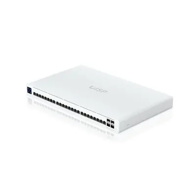 UBIQUITI UISP-S-PRO 16 PORT 27V PASİF POE+8 PORT GB RJ45+4X10GB SFP+ UPLINK 220W POE L2 YÖNETİLEBİLİR SWITCH  