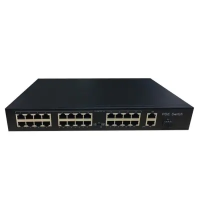 URANIUM POE-2421SFPOD 24X10/100+2X GIGABIT UPLINK +1XSFP 360W 250 METRE POE COMBO RACK TIPI SWITCH 