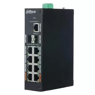 DAHUA PFS3211-8GT-120 8 PORT ENDUSTRIYEL SWITCH  