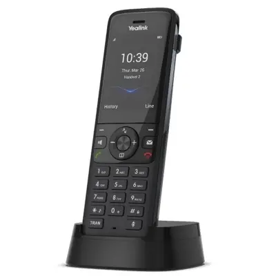 YEALINK W78H 2.4 INC RENKLİ EKRAN HD SES GÜRÜLTÜ ENGELLEME TİTREŞİM SIP IP DECT TELEFON 