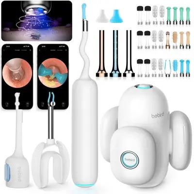 BEBIRD HOME 30S FAMILY EDITION 10MP KAMERA 3.5MM LENS ŞARJLI WIFI GÖRÜNTÜLÜ KULAK TEMİZLEME SETİ