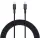 AUKEY CB-NCL1-BK NAYLON ÖRGÜLÜ 3A 480MBPS TYPE-C LIGHTNING KABLOSU 1.8MT
