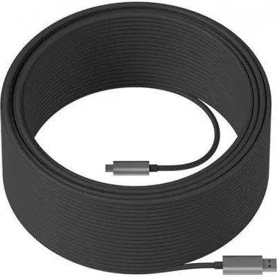 LOGITECH DAYANIKLI 25 METRE USB UZATMA KABLOSU 939-001802  