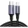 UGREEN TYPE-C TO LIGHTNING 3A PD MFİ SERTİFİKALI ÖRGÜLÜ HIZLI ŞARJ KABLOSU 1 MT SİYAH 60759