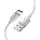 UGREEN TYPE-C TO USB-A 3A QC ÖRGÜLÜ HIZLI ŞARJ KABLOSU 2 MT GÜMÜŞ BEYAZI 60133