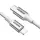 UGREEN TYPE-C TO LIGHTNING 3A  70525 PD MFİ SERTİFİKALI ÖRGÜLÜ HIZLI ŞARJ KABLOSU 2 METRE GÜMÜŞ 